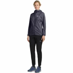 Damen Jack Wolfskin Outdoorjacken^FELDBERG HOODY W Damen - Softshelljacke