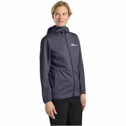 Damen Jack Wolfskin Outdoorjacken^FELDBERG HOODY W Damen - Softshelljacke