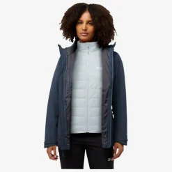 Damen Jack Wolfskin Outdoorjacken^HUNBERG 3IN1 JKT W Damen - Doppeljacke