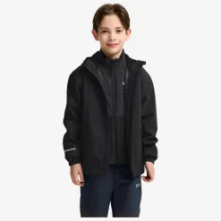 Kinder Jack Wolfskin Kinderjacken^HYBRID 3IN1 JACKET K Kinder - Doppeljacke