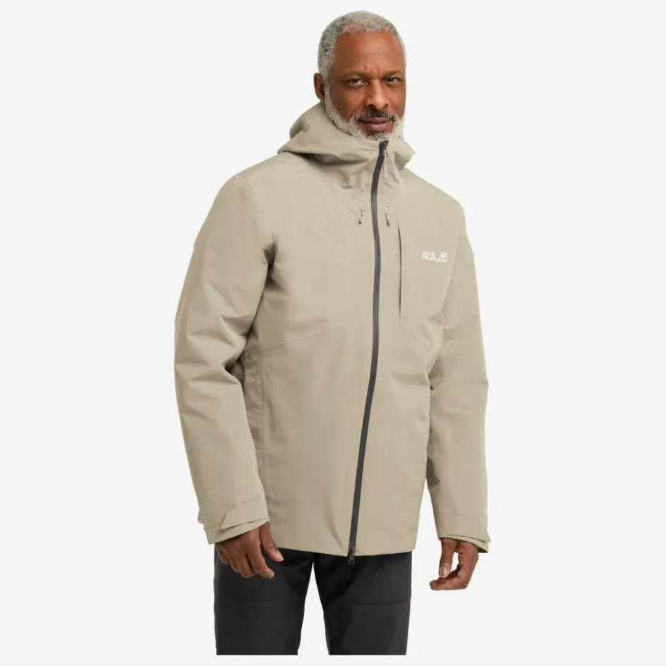 Herren Jack Wolfskin Outdoorjacken^ICECAPE 3IN1 DOWN JKT M DOWN RDS Herren - Doppeljacke