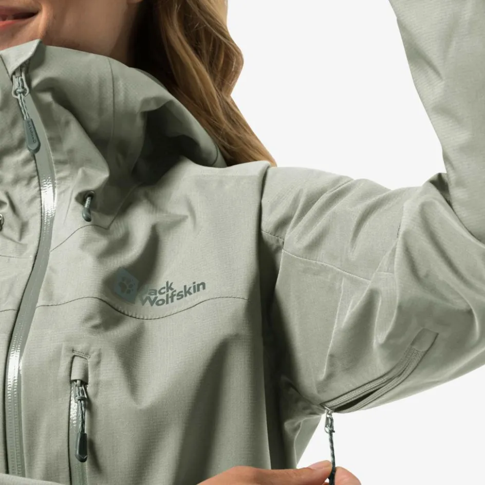 Damen Jack Wolfskin Outdoorjacken^KAMMWEG 3L JKT W Damen - Hardshelljacke