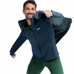 Herren Jack Wolfskin Outdoorjacken^LITESTRIDE 3IN1 JKT M Herren - Doppeljacke