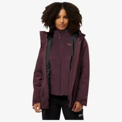 Damen Jack Wolfskin Outdoorjacken^ROTWAND 3IN1 JKT W Damen - Doppeljacke