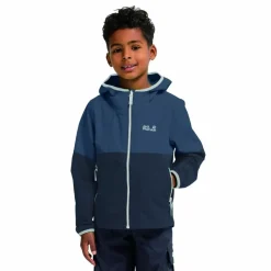 Kinder Jack Wolfskin Kinderjacken^SANDBIRD HOODED JKT K Kinder - Softshelljacke