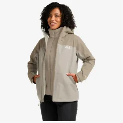 Damen Jack Wolfskin Outdoorjacken^WILD PLACES 3IN1 JKT W Damen - Doppeljacke