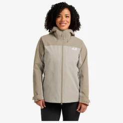 Damen Jack Wolfskin Outdoorjacken^WILD PLACES 3IN1 JKT W Damen - Doppeljacke