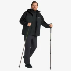 Herren Jack Wolfskin Outdoorjacken^WILD PLACES 3IN1 JKT M Herren - Doppeljacke