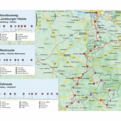 Wanderführer^JACOBUSWEG LÜNEBURGER HEIDE - Wanderführer