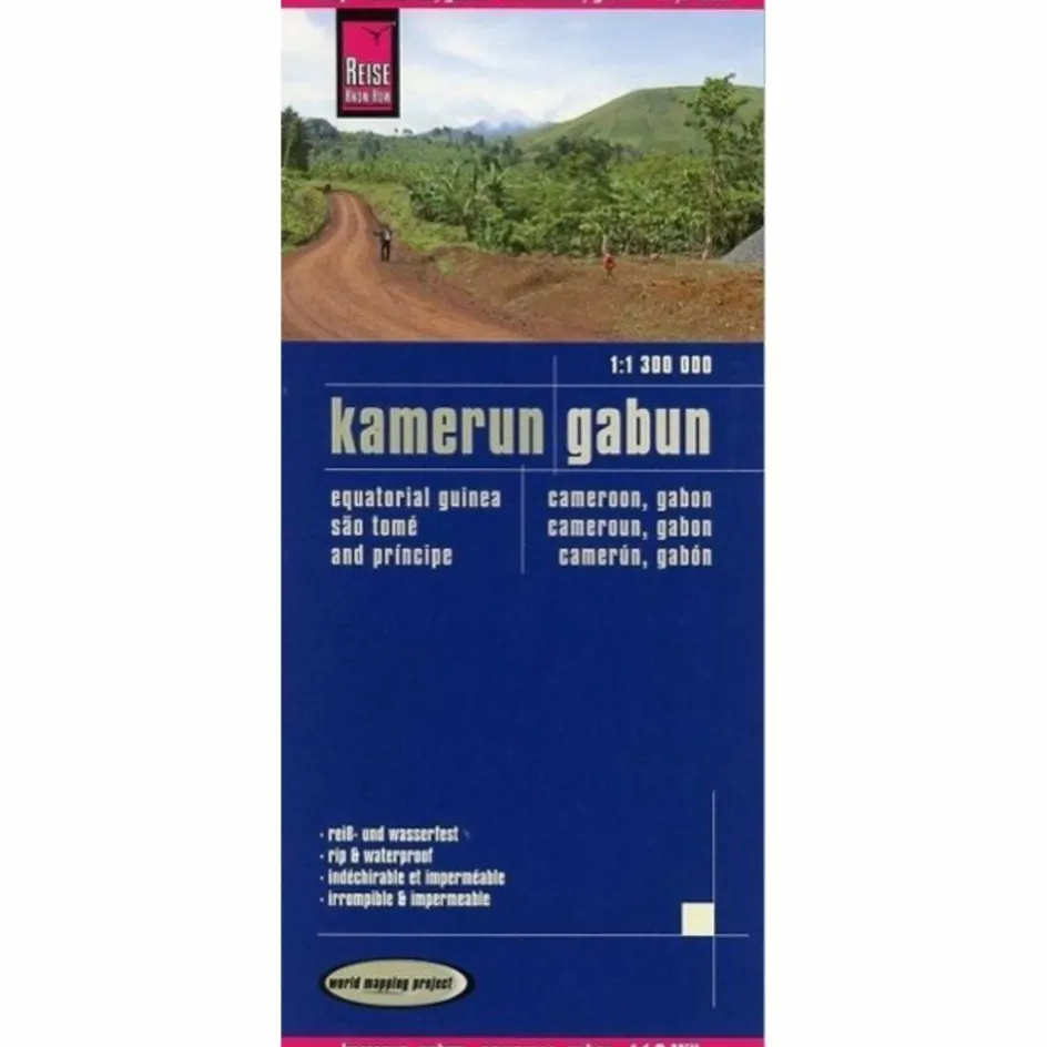 Clearance KAMERUN, GABUN 1:1,3 MIO. - Straßenkarte Straßenkarten|Straßenkarten