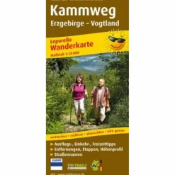 Wanderkarten Und Winterkarten|Wanderkarten Und Winterkarten^KAMMWEG ERZGEBIRGE - VOGTLAND 1 : 25 000 - Wanderkarte