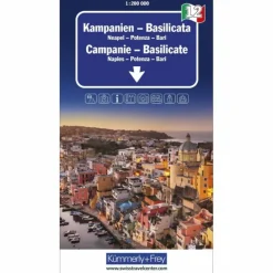 Sale KAMPANIEN - BASILICATA NR. 12 REGIONALKARTE ITALIEN - Straßenkarte Straßenkarten|Straßenkarten