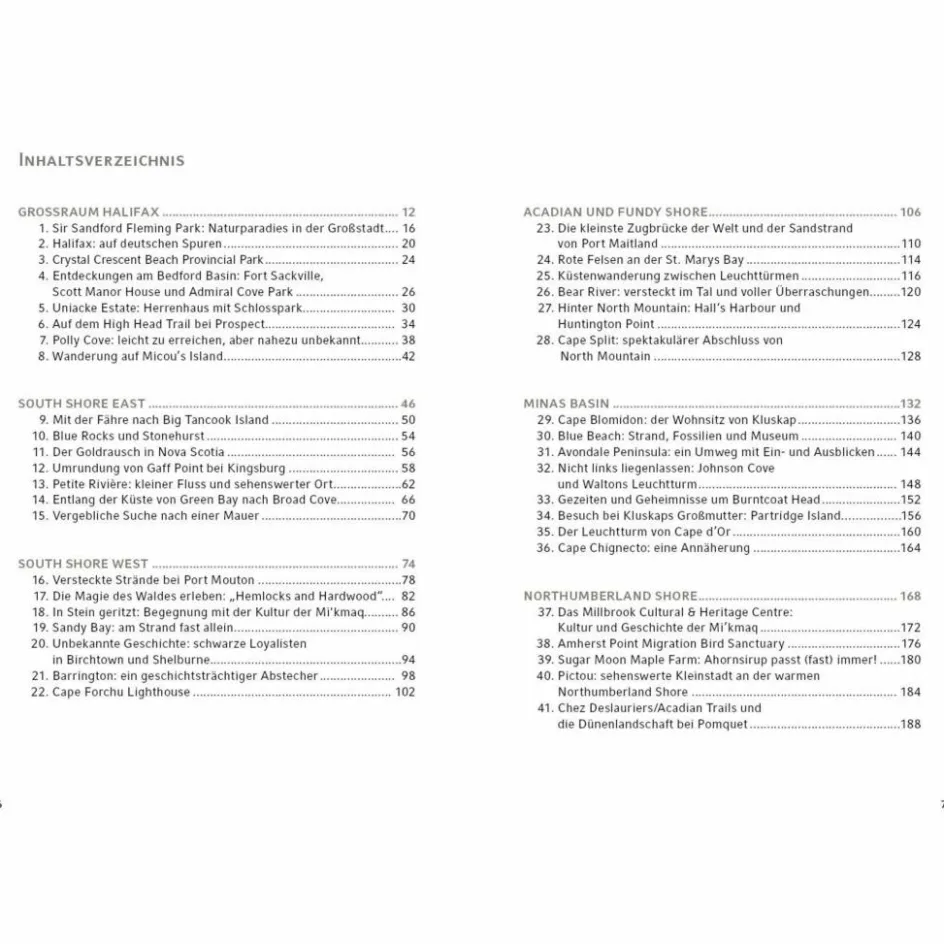 Online KANADA - NOVA SCOTIA - Reiseführer Reiseführer Nordamerika