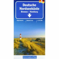 Straßenkarten|Straßenkarten^K+F DEUTSCHE NORDSEEKÜSTE 1 : 275.000 - Straßenkarte