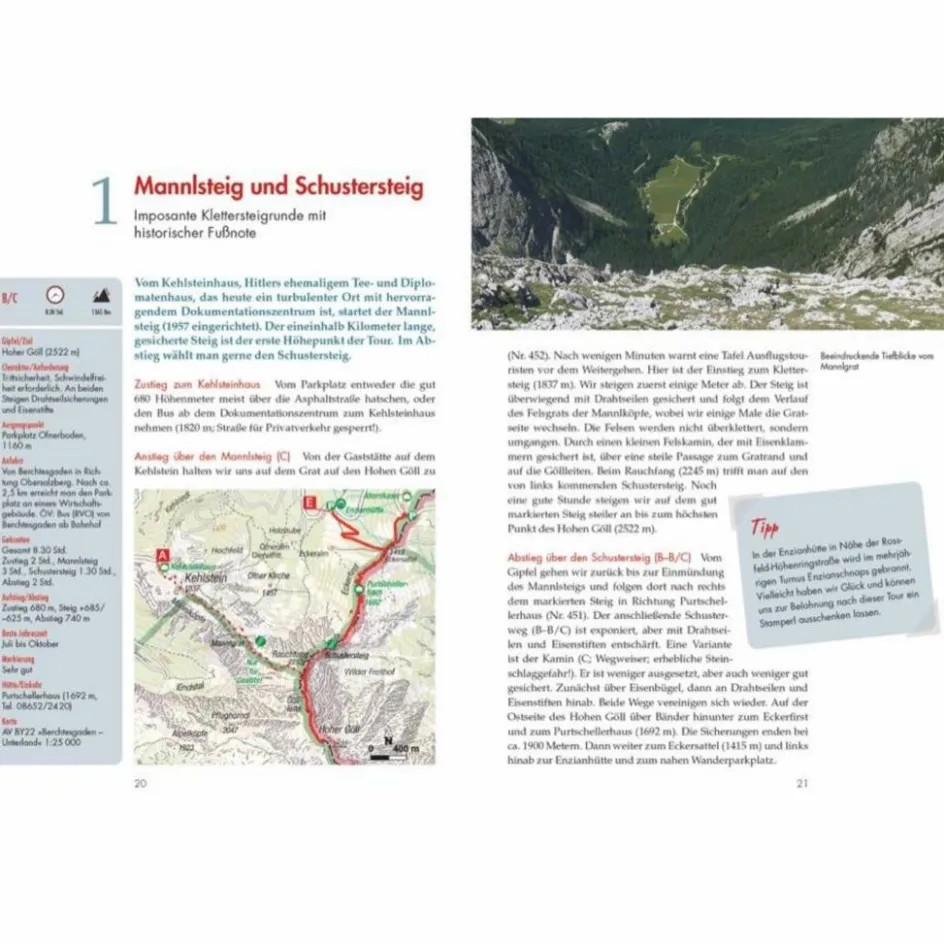 Online KLETTERSTEIGKLASSIKER BAYERISCHE HAUSBERGE - Kletterführer Klettersteigführer