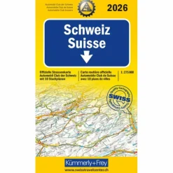 Hot KÜMMERLY+FREY STRASSENKARTE ACS SCHWEIZ 2026 1:275.000 - Straßenkarte Straßenkarten|Straßenkarten