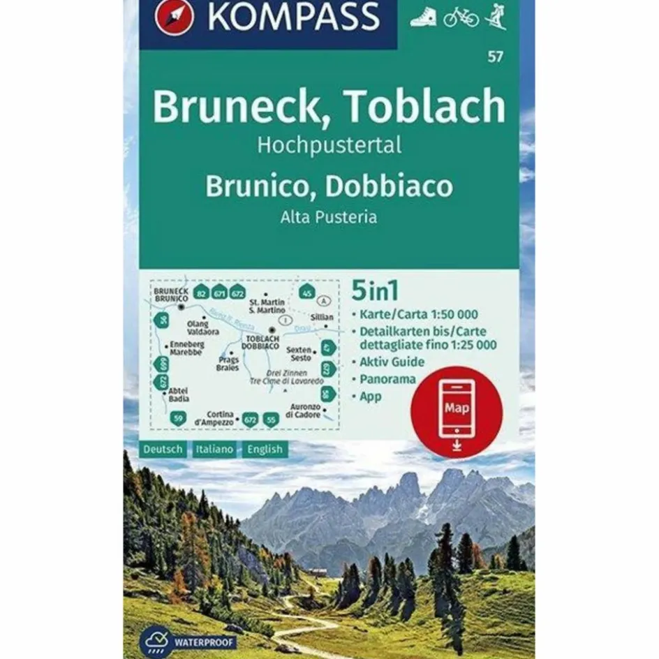 KOKA 57 BRUNECK, TOBLACH, HOCHPUSTERTAL - Wanderkarte Wanderkarten Und Winterkarten|Wanderkarten Und Winterkarten