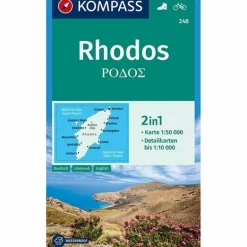 Wanderkarten Und Winterkarten|Wanderkarten Und Winterkarten^KOKA 248 RHODOS - Wanderkarte