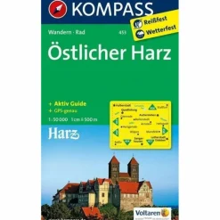 Wanderkarten Und Winterkarten|Wanderkarten Und Winterkarten^KOKA 453 ÖSTLICHER HARZ 1 : 50 000 - Wanderkarte
