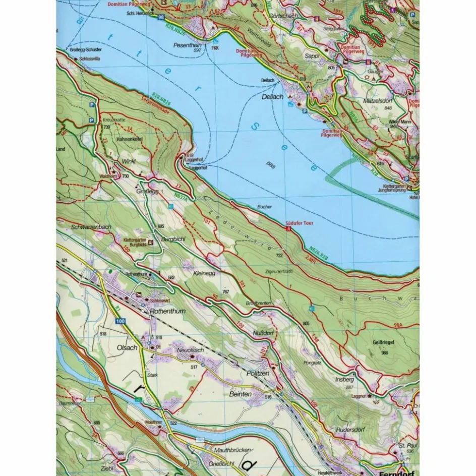 Wanderkarten Und Winterkarten|Wanderkarten Und Winterkarten^KOKA 64 VILLACHER ALPE, UNTERDRAUTAL - Wanderkarte