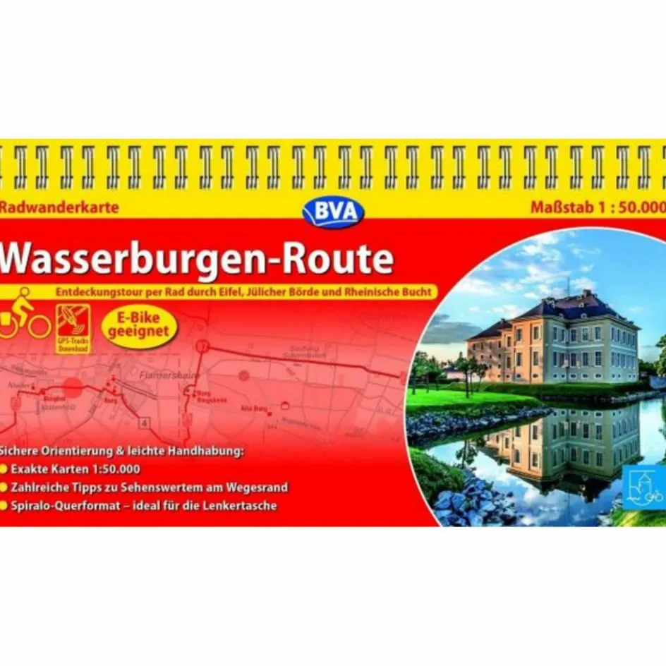 KOMPAKT-SPIRALO BVA WASSERBURGENROUTE - Fahrradkarte Fahrradkarten|Fahrradkarten