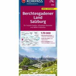 Discount KOMPASS FAHRRADKARTE 3336 BERCHTESGADENER LAND, SALZBURG Fahrradkarten|Fahrradkarten