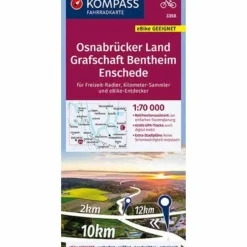 Fahrradkarten|Fahrradkarten^KOMPASS FAHRRADKARTE WETTERAU, VOGELSBERG, MARBURG 1:70000 - Fahrradkarte