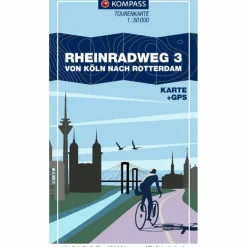 Fahrradkarten|Fahrradkarten^KOMPASS FAHRRAD-TOURENKARTE RHEINRADWEG 3