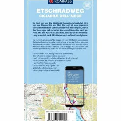 Fahrradkarten|Fahrradkarten^KOMPASS FAHRRAD-TOURENKARTE ETSCHRADWEG