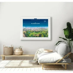 Sale KOMPASS PANORAMA DIE ALLGÄUER ALPEN, POSTER Wandkarten Und Poster