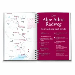 Radwanderführer Und Mountainbikeführer^KOMPASS RADREISEFÜHRER ALPE ADRIA RADWEG - Radwanderführer