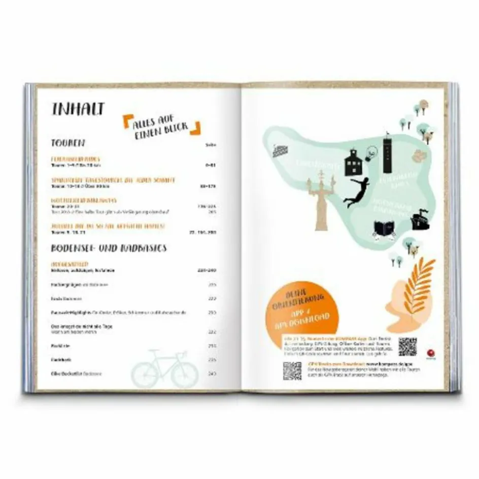 Radwanderführer Und Mountainbikeführer^KOMPASS RADVERGNÜGEN BODENSEE