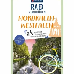 Radwanderführer Und Mountainbikeführer^KOMPASS RADVERGNÜGEN NORDRHEIN-WESTFALEN