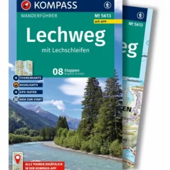 Wanderführer^KOMPASS WANDERFÜHRER LECHWEG MIT LECHSCHLEIFEN, 16 TOUREN