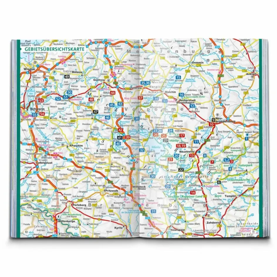 Wanderführer^KOMPASS WANDERFÜHRER MECKLENBURGISCHE SEENPLATTE