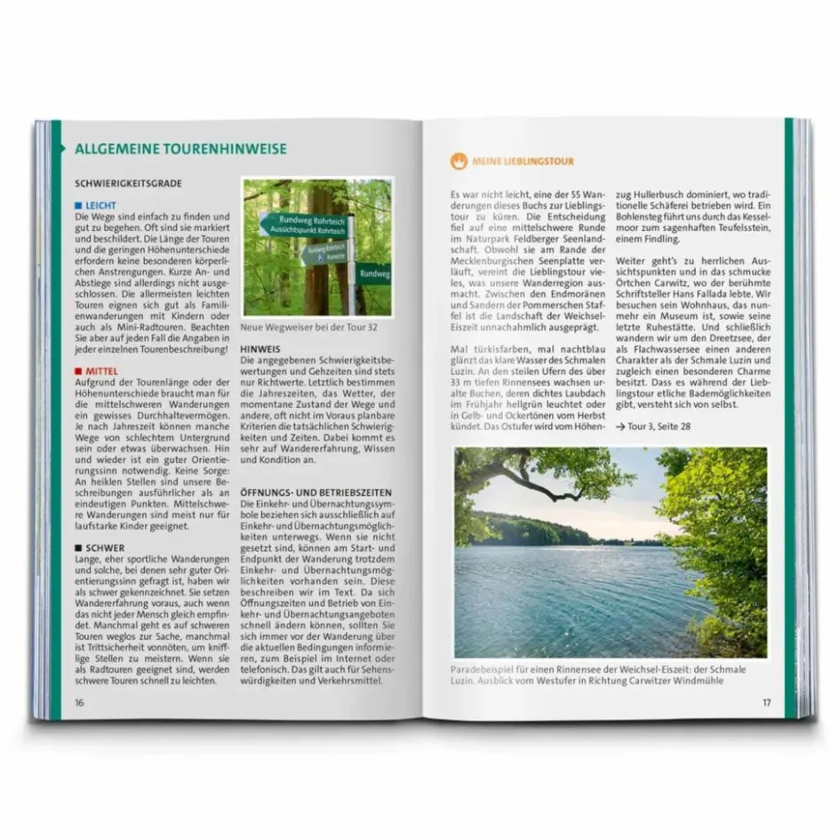 Wanderführer^KOMPASS WANDERFÜHRER MECKLENBURGISCHE SEENPLATTE