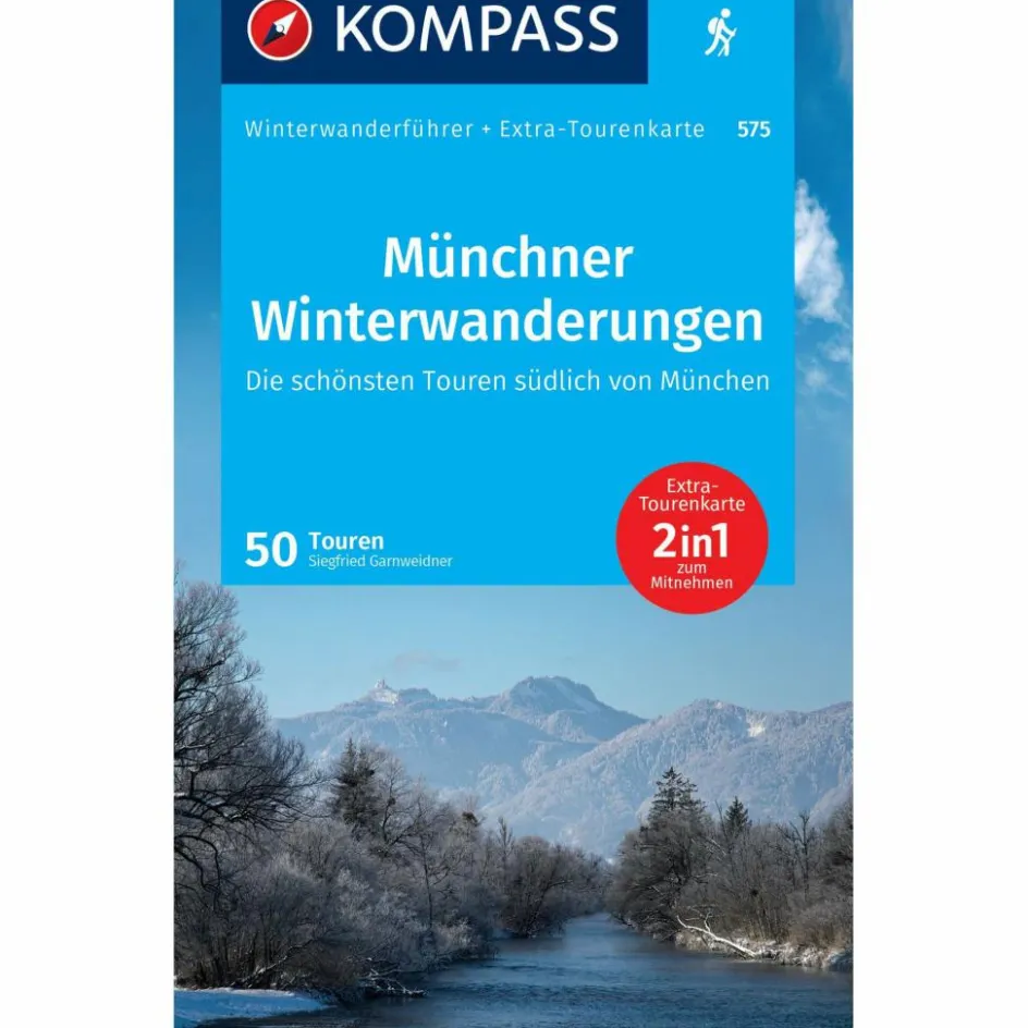Wintersportführer^KOMPASS WANDERFÜHRER MÜNCHNER WINTERWANDERUNGEN, 50 TOUREN