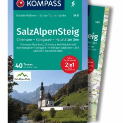 Hot KOMPASS WANDERFÜHRER SALZALPENSTEIG, CHIEMSEE, KÖNIGSSEE - Wanderführer Wanderführer