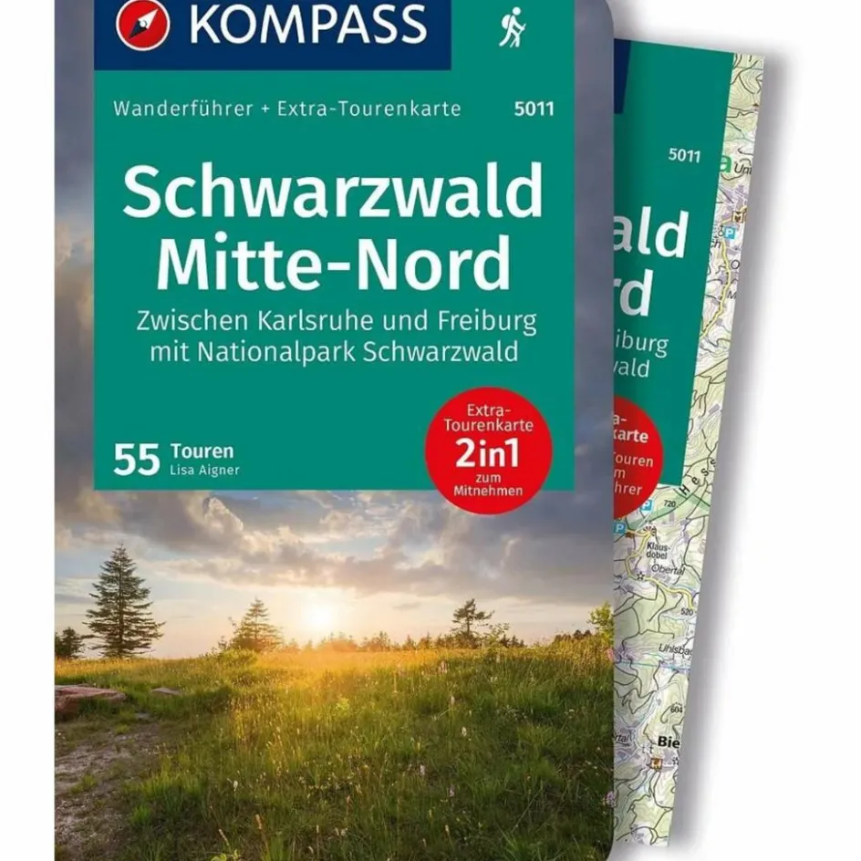 KOMPASS WANDERFÜHRER SCHWARZWALD NORD, 50 TOUREN Wanderführer