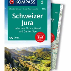 Wanderführer^KOMPASS WANDERFÜHRER SCHWEIZER JURA, 55 TOUREN - Wanderführer