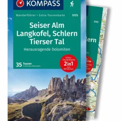 Wanderführer^KOMPASS WANDERFÜHRER SEISER ALM, LANGKOFEL, SCHLERN