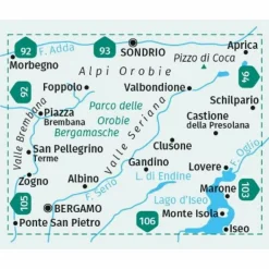 Online KOMPASS WANDERKARTE 104 ALPI OROBIE BERGAMASCHE 1:50000 Wanderkarten Und Winterkarten|Wanderkarten Und Winterkarten