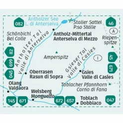 Discount KOMPASS WANDERKARTE 057 ANTHOLZ, GSIES, ANTERSELVA Wanderkarten Und Winterkarten|Wanderkarten Und Winterkarten