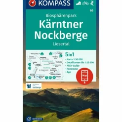 New KOMPASS WANDERKARTE 66 BIOSPHÄRENPARK KÄRNTNER NOCKBERGE Wanderkarten Und Winterkarten|Wanderkarten Und Winterkarten