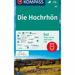 Wanderkarten Und Winterkarten|Wanderkarten Und Winterkarten^KOMPASS WANDERKARTE 462 DIE HOCHRHÖN