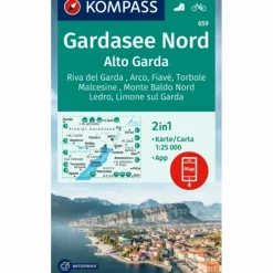 Best KOMPASS WANDERKARTE 659 GARDASEE NORD Wanderkarten Und Winterkarten|Wanderkarten Und Winterkarten