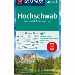 Wanderkarten Und Winterkarten|Wanderkarten Und Winterkarten^KOMPASS WANDERKARTE 212 HOCHSCHWAB, MARIAZELL, EISENWURZEN