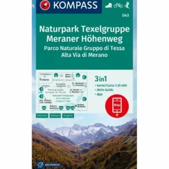Sale KOMPASS WANDERKARTE 043 NATURPARK TEXELGRUPPE Wanderkarten Und Winterkarten|Wanderkarten Und Winterkarten