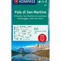 Discount KOMPASS WANDERKARTE 653 PALE DI SAN MARTINO Wanderkarten Und Winterkarten|Wanderkarten Und Winterkarten