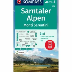 Clearance KOMPASS WANDERKARTE 056 SARNTAL, MONTI SARENTINI 1:25T Wanderkarten Und Winterkarten|Wanderkarten Und Winterkarten